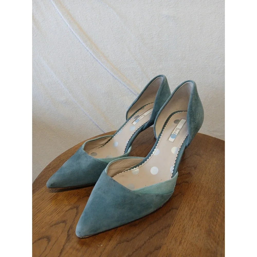Boden teal suede d'orsay pumps EU 39.5 US 9